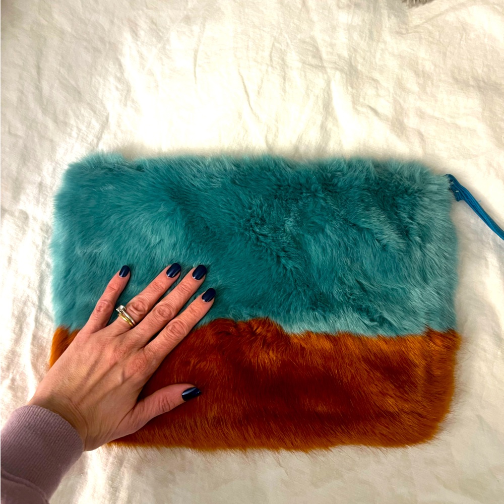 NEW Furry chic Zara purse